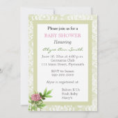 Invitation Baby shower vintage (Dos)