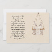 Invitation Baby shower vintage (Dos)