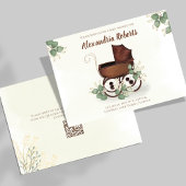 Invitation Baby shower Vintage Carriage Vert