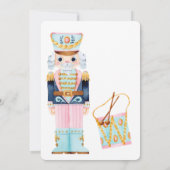 Invitation Baby shower Vintage Christmas Nutcracker (Dos)