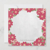 Invitation Baby shower vintage des animaux de bois (Dos)