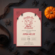 Baby shower vintage Halloween Little Boo