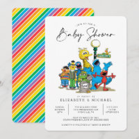 Baby shower vintage Sesame Street Pals