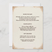 Invitation Baby shower vintage Tea Party Boys (Dos)