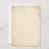 Invitation Baby shower Vintage Un Peu Surfer (Dos)