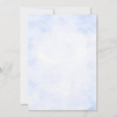 Invitation Baby shower Vintage voyage avion (Dos)