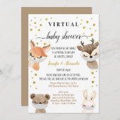 Invitation Baby shower virtuel (Devant / Derrière)