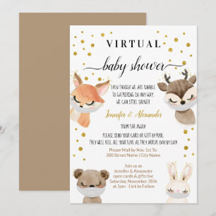 Invitation Baby shower virtuel