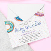 Invitation Baby shower virtuel Donuts et Sprinking