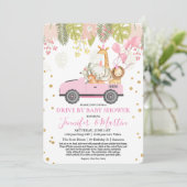 Invitation Baby shower virtuel Drive By Baby shower (Debout devant)
