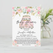 Invitation Baby shower virtuel Drive By Baby shower (Debout devant)