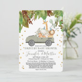 Invitation Baby shower virtuel Drive By Baby shower (Debout devant)