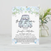 Invitation Baby shower virtuel Drive By Baby shower (Debout devant)