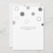 Invitation Baby shower virtuel en ligne bébé son COVID dehors (Dos)