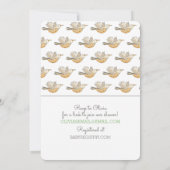 Invitation Baby shower virtuel le plus doux Mama Bird avec ni (Dos)