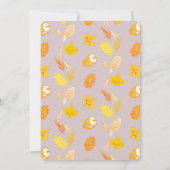 Invitation Baby shower virtuel Little Citrouille Lavender Ros (Dos)