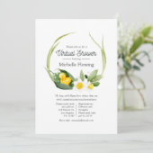 Invitation Baby-Shower Virtuel pour un Petit Caneton de Print (Debout devant)