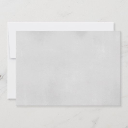 Invitation baby shower virtuel Snowflake blanc blanc (Dos)