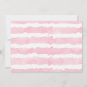 Invitation Baby shower virtuel Valentines modernes rose blanc (Dos)