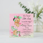 Invitation Baby shower Watermelon (Debout devant)