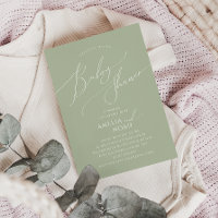 Baby shower Whimsage Green Couples