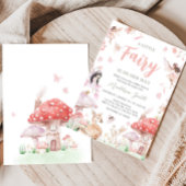 Invitation Baby shower Whimsical Little Fairy