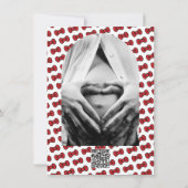 Invitation Baby shower Whimsical mou Red Bow (Dos)