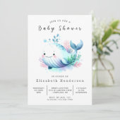 Invitation Baby shower Whimsical Printable Whimsical (Debout devant)