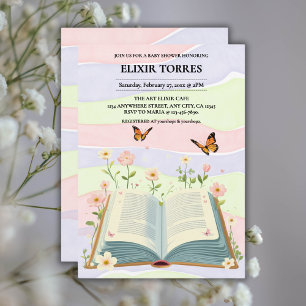 Invitation Baby shower Whimsical Storybook