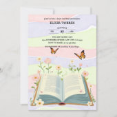 Invitation Baby shower Whimsical Storybook (Devant)