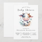 Invitation Baby shower Whimsy Whimsy (Devant / Derrière)