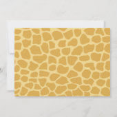 Invitation Baby shower Wild Giraffe (Dos)