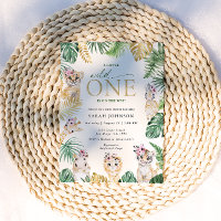 Baby shower Wild One Jungle Safari Animaux