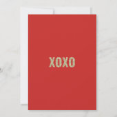 Invitation Baby shower XOXO Valentine (Dos)