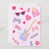 Invitation Baby shower y2k fille (Dos)