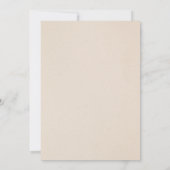 Invitation Baby shower zoo beige (Dos)