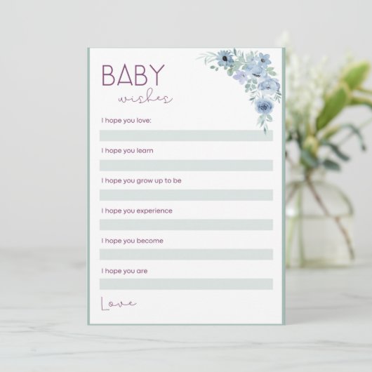 Invitation Baby showers (Debout devant)