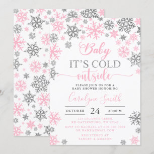Invitation Baby Son Froid À L'Extérieur Baby shower Invitatio