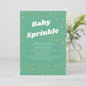 Invitation Baby Sprinkle (Debout devant)