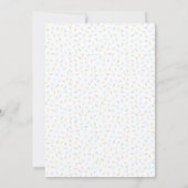 Invitation Baby Sprinkle Bébé Bleu Shower (Dos)