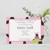 Invitation babyshow On chatouille rose, et heureux de saya... (Debout devant)