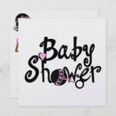 Invitation Babyshower (Devant / Derrière)