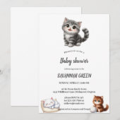 invitation babyshower (Devant / Derrière)