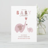 Invitation Babyshower (Debout devant)