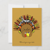 Invitation babyturkeycolorsdamaskcercles (Dos)