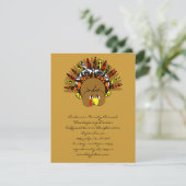 Invitation babyturkeycolorsdamaskcercles (Debout devant)