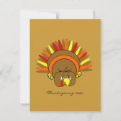 Invitation babyturkeycolorsdamaskcercles (Dos)