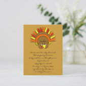 Invitation babyturkeycolorsdamaskcercles (Debout devant)