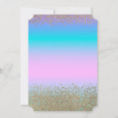 Invitation Bac de diplôme, Diamants Holographique Graduation (Dos)