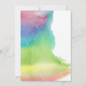 Invitation Bac de graduation de parties scintillant, Aquarell (Dos)